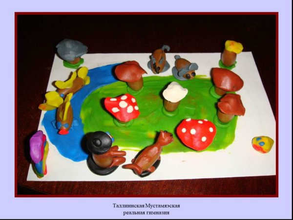 Лепка детская площадка