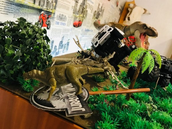 Макет парка Юрского периода