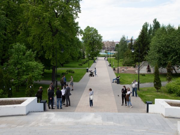 Парк черная речка Казань