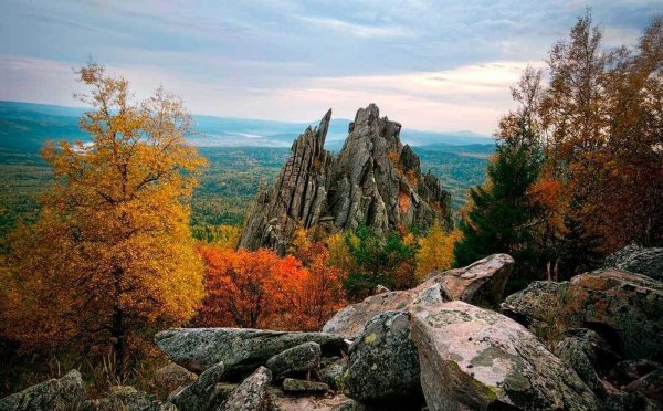 Парк Таганай двуглавая сопка