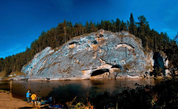 Парк Оленьи ручьи карстовый мост