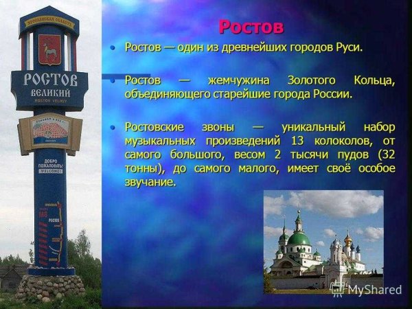 Проект о городе Ростов