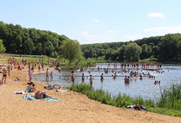 Парк им Белоусова Тула пляж