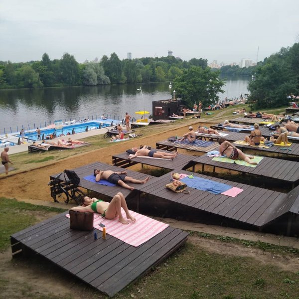 Филевский парк пляж