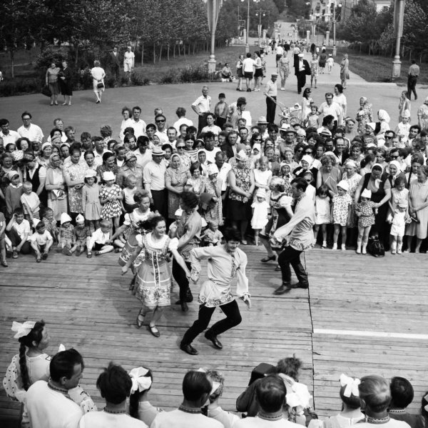 Парк Горького СССР Танцплощадка