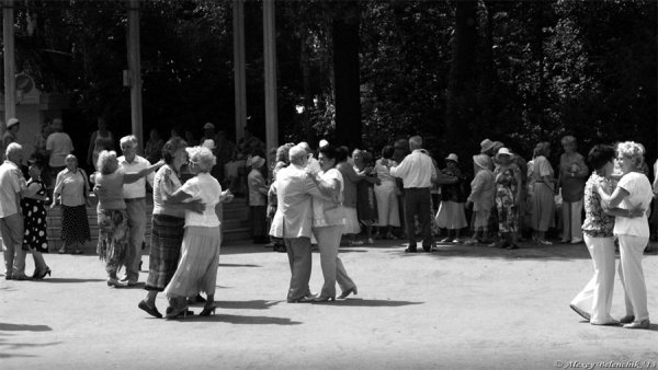Танцплощадка в парке СССР