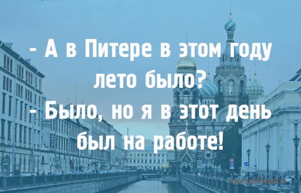 Прикольные фразы про Питер