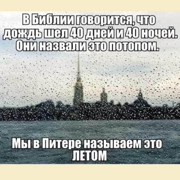В Питере дождь юмор