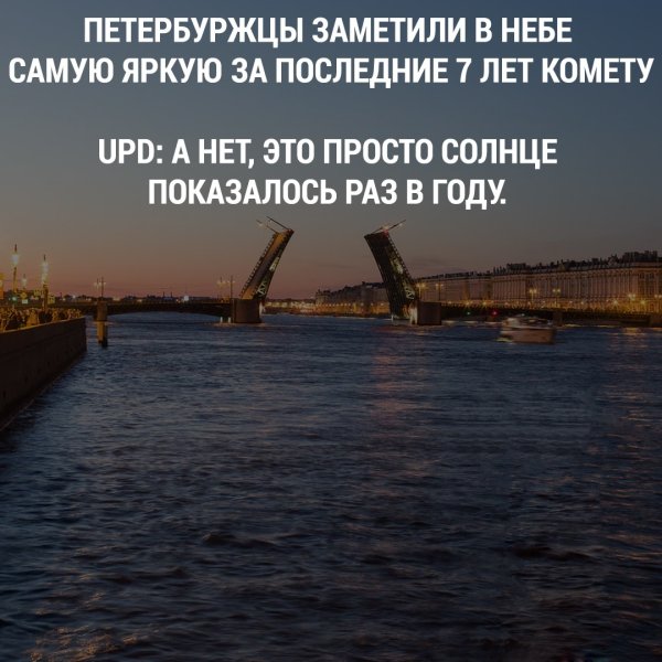 Смешные цитаты про Питер