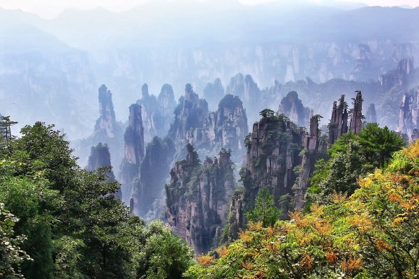 Национальный Лесной парк Чжанцзяцзе (Zhangjiajie), Китай