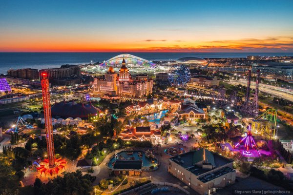 Сочи парк с высоты