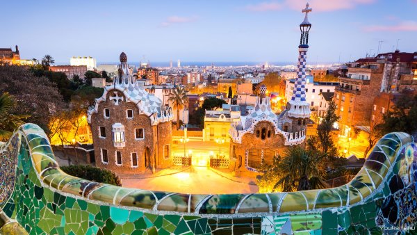 Испания парк Гауди