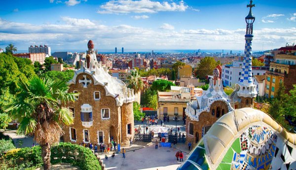 Испания Барселона парк Гауди