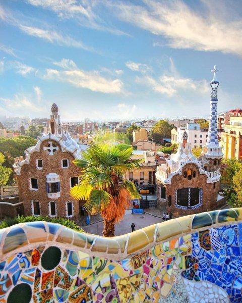 Испания Барселона парк Гауди