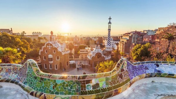 Испания парк Гауди