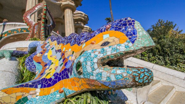 Парк Гуэль 1900 1914 Барселона