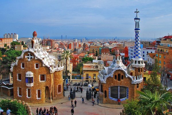 Гауди парк Гуэль дом Гуэля