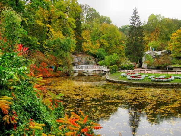 Осень парк Софиевка Умань