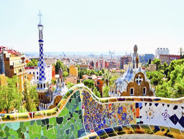 Испания парк Гауди