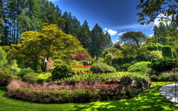 "Сады Бутчартов (the Butchart Gardens) Ванкувер, Канада