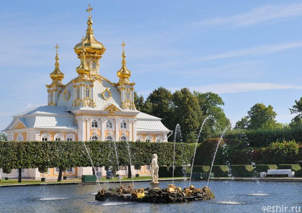 Петродворец фонтаны верхний парк
