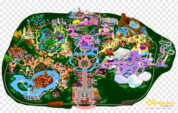 Карта Disneyland Park
