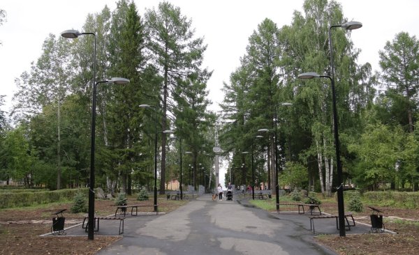 Парк Гагарина город Лесной Свердловской области