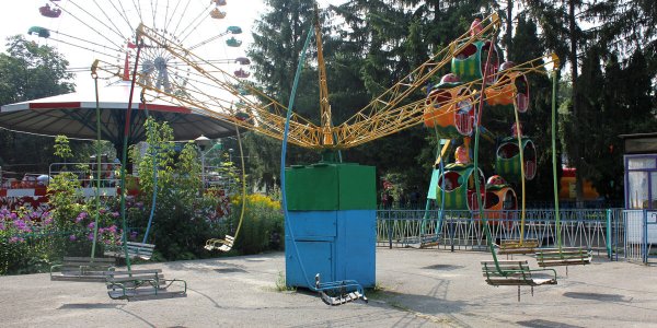 Городской парк культуры в Орле аттракционы