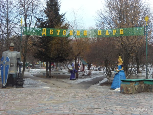 Детский парк Орел зима