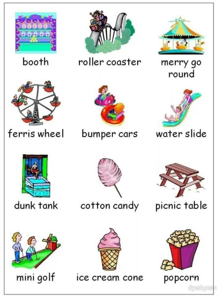 Английский лексика на тему детская площадка