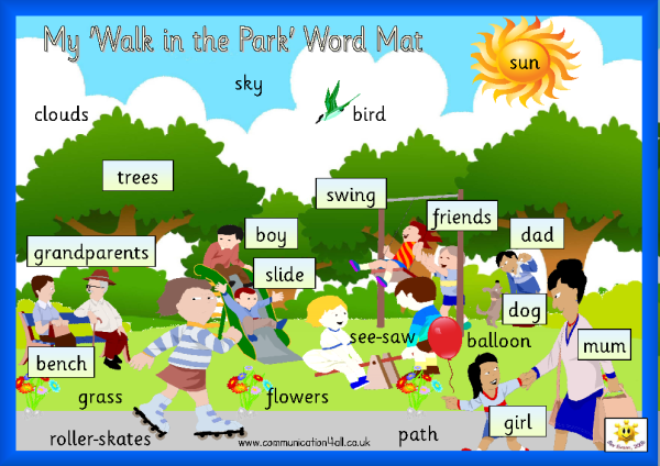 Урок английского языка the Park