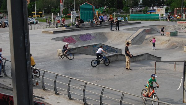 Экстрим парк в городе Пермь