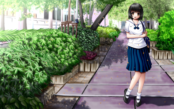 Девушка в парке арт