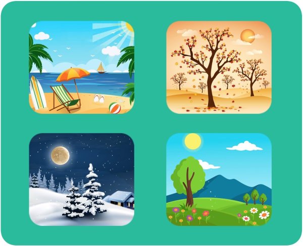 4 Seasons для дошкольников