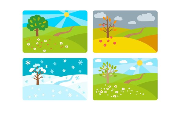 Времена года для дошкольников