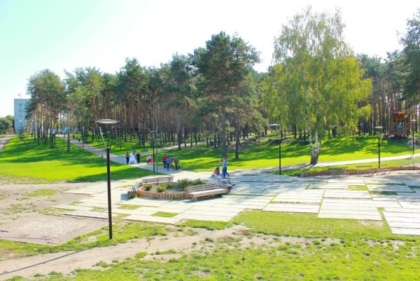 Город Воронеж парк Алые паруса