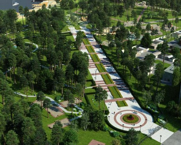 Город Воронеж парк Алые паруса