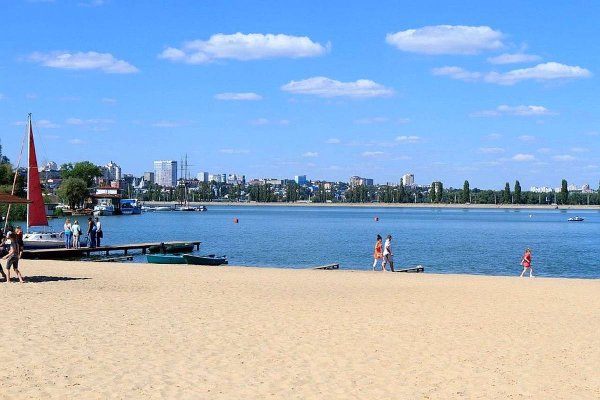 Воронежское водохранилище парк Алые паруса