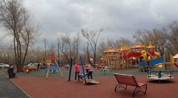 Парк Строителей город Орск