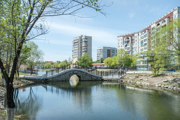 Парк дружбы в Благовещенске Амурской области