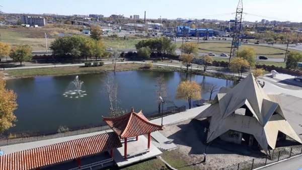 Парк дружбы в Благовещенске Амурской области