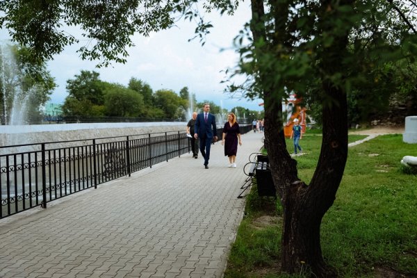 Парк дружбы в Благовещенске Амурской области