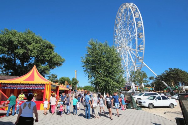 Анапа аттракционы Центральный парк
