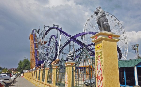 Анапа парк аттракционов американские горки