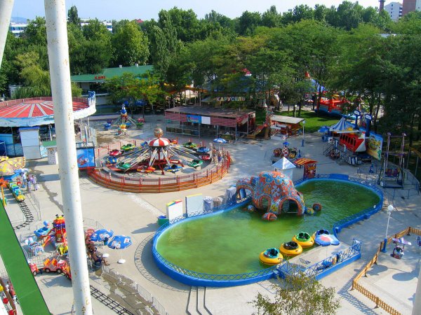 Анапа аттракционы Центральный парк