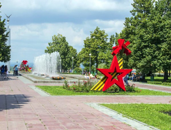 Фонтан 30 летия Победы Самара