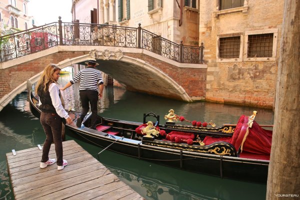 Венеция. Гондолы