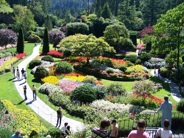 Butchart Gardens Канада
