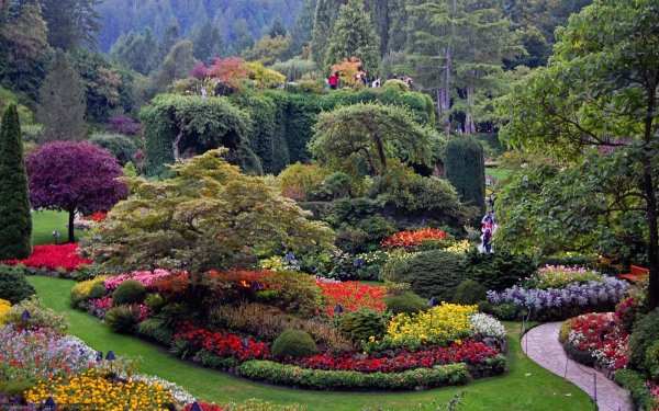 Сады Бутчартов, Брентвуд Бэй. Канада