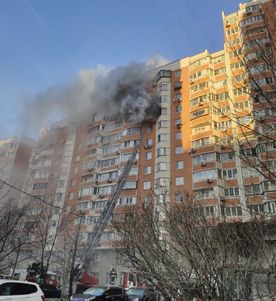 Пожар в Москве